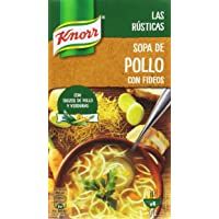 Knorr Las Rústica Sopa de Pollo con Fideos - Paquete de 8 x 1 L - Total: 8 L